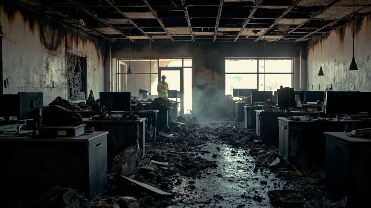 Commercial Fire & Smoke Cleanup in Indianapolis – Minimize Downtime and Protect Your Business Operations