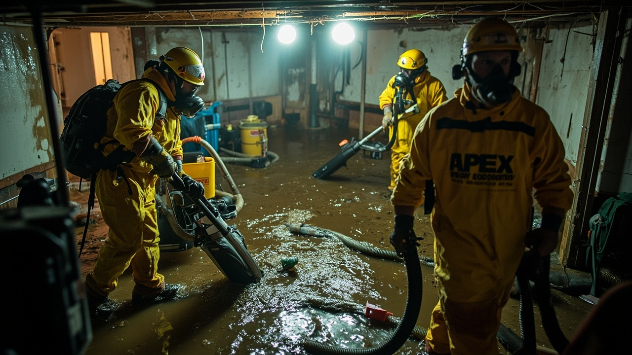 How Apex Water Damage Restoration Indianapolis Executes Urgent Sewer Water Cleanup