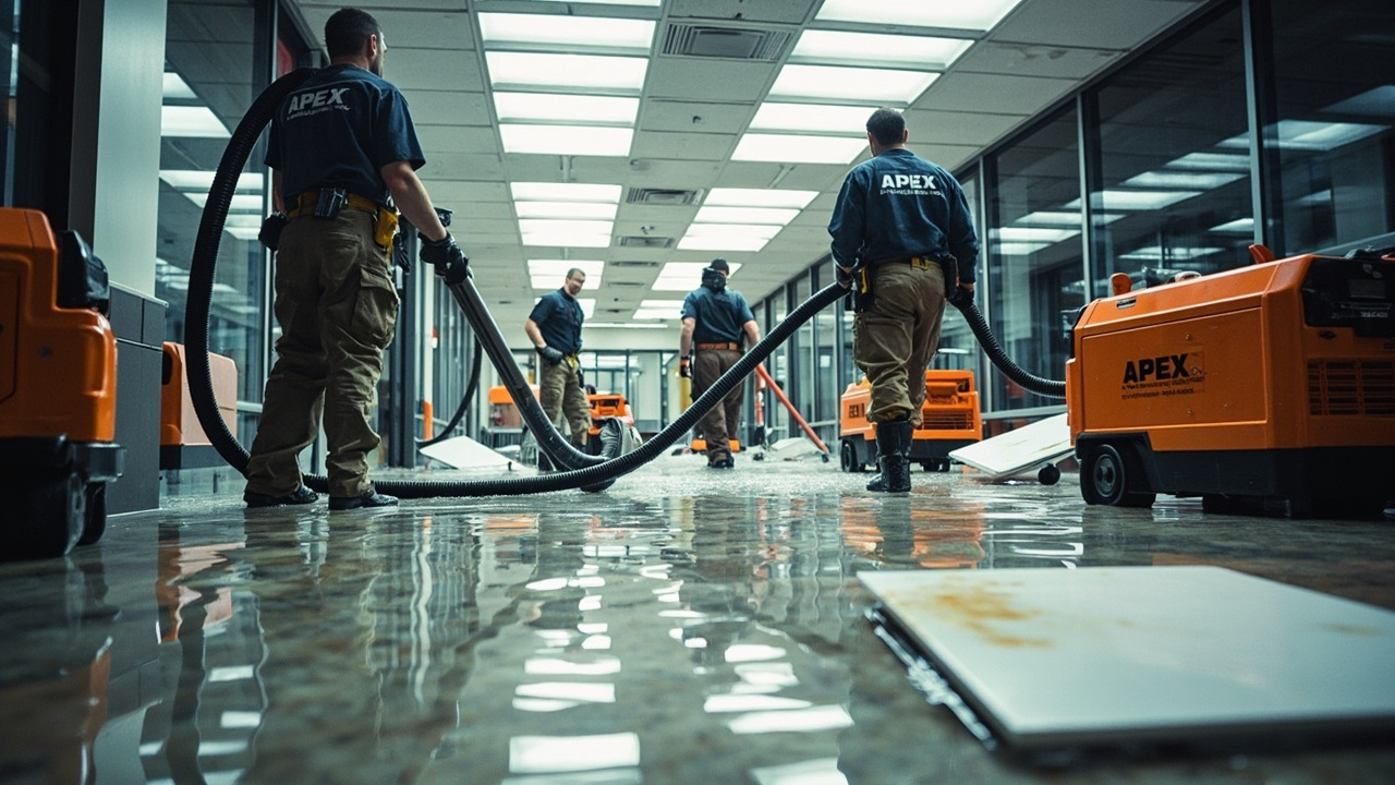 Fire Sprinkler Water Cleanup in Indianapolis – 24/7 Emergency Response Stops Secondary Damage Fast