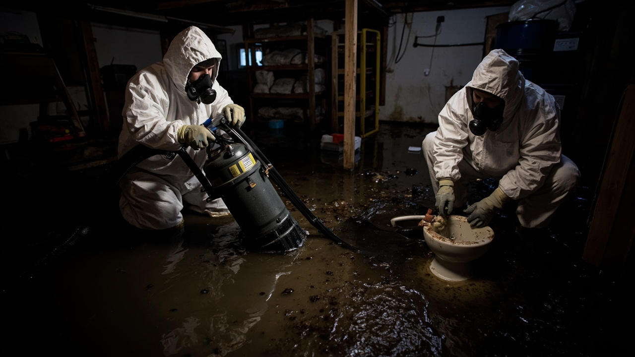 Our Sewage Damage Restoration Methodology