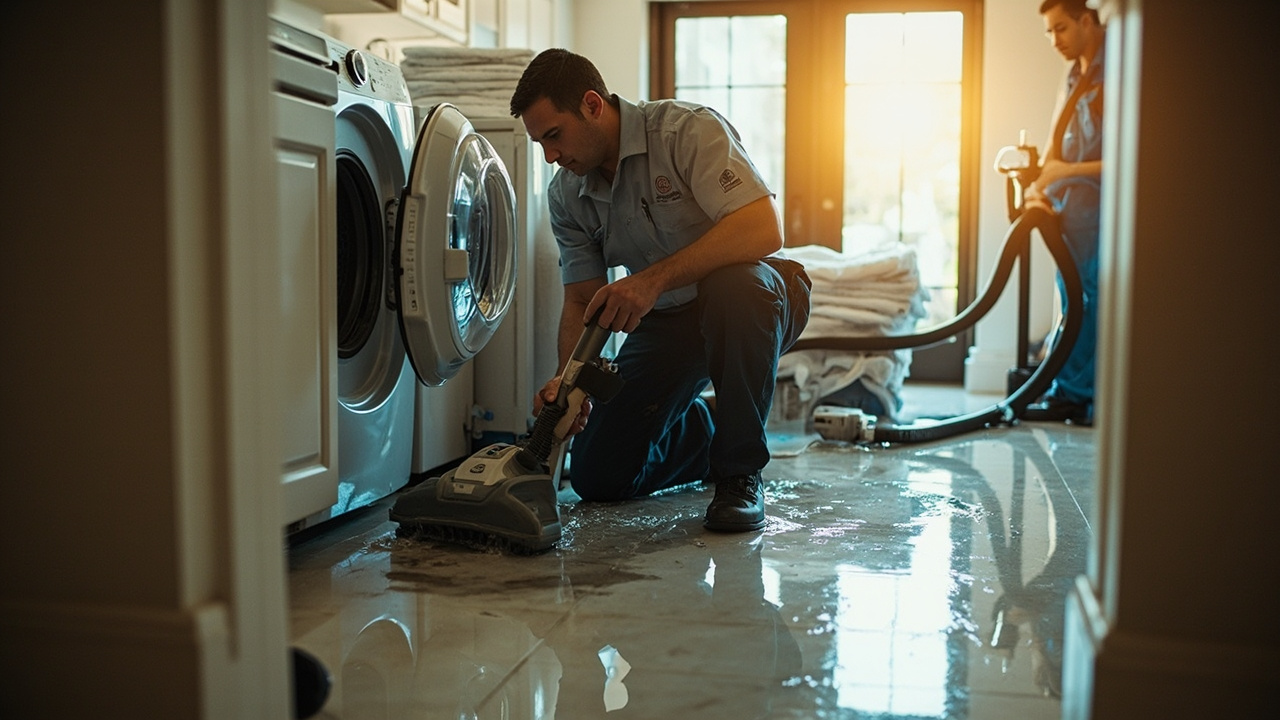 Our Washing Machine Overflow Cleanup Process Stops Damage at the Source