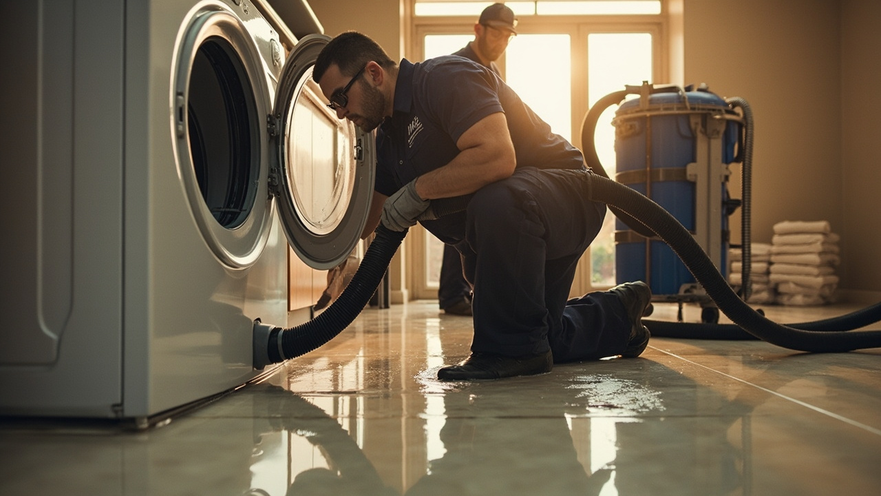 Washing Machine Overflow Cleanup in Indianapolis – 60-Minute Response, 24/7 Emergency Water Extraction